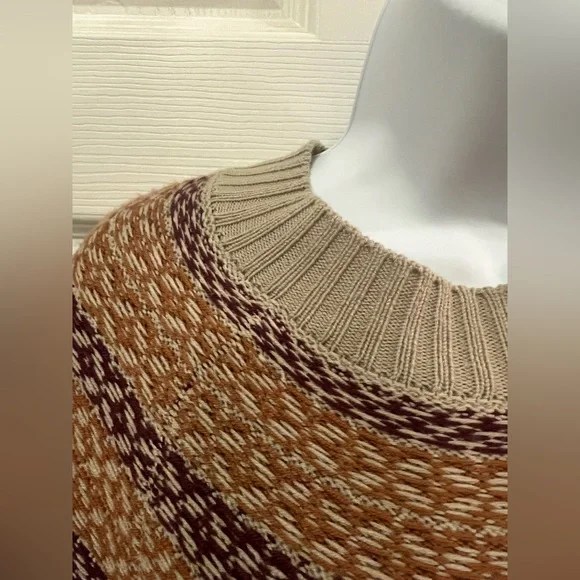 Kuhl Lucia Stone Fair Isle Sweater Dress Size XL - Picture 13 of 16